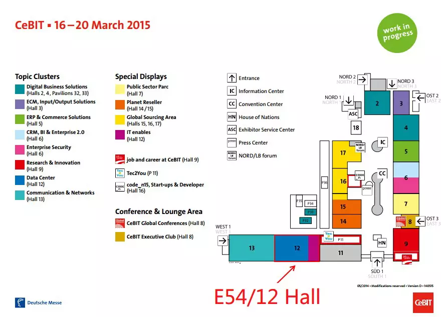welcome to visit c data at cebit 2015