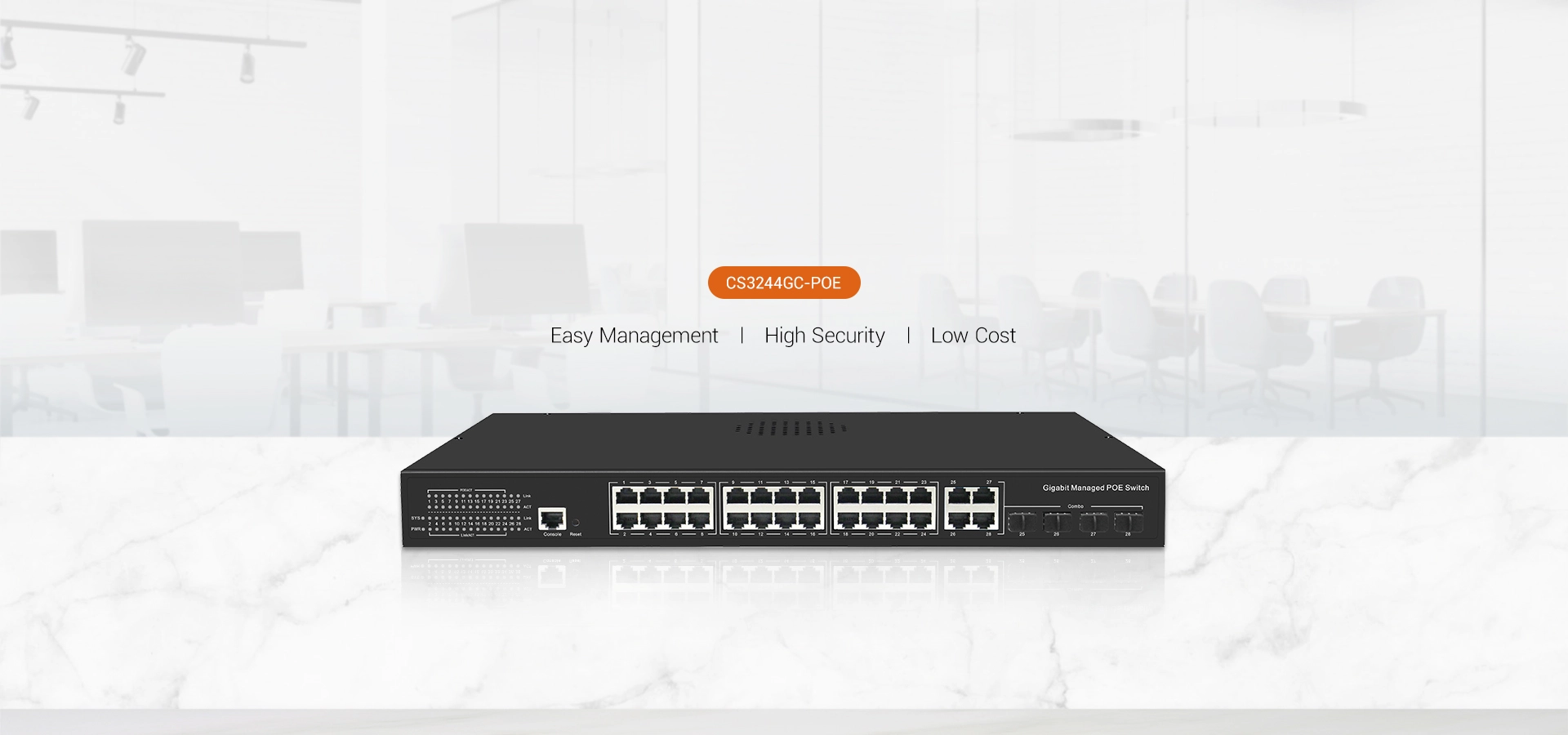 L2 Managed Ethernet PoE Switch
