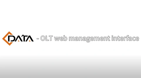 C-Data OLT Web Management Interface