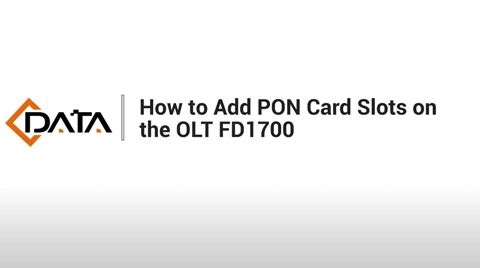 How to Add PON Card Slots on the OLT FD1700 | C-Data OLT Web Tutorial